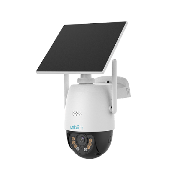 CAMARA UNIARCH IP- PT 3MP 4.0MM IR-30M IP66 SIM4G SOLAR 2AUDIO DWDR UHO-P2G-M3F4D-LA