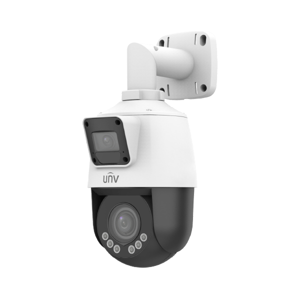 CAMARA UNIVIEW  PTZ DUAL  2+2MP 4X LIGHT HUNTER 2.8-12MM 50M IR 2AUDIO IP66 IPC9312LFW-AF28-2X4