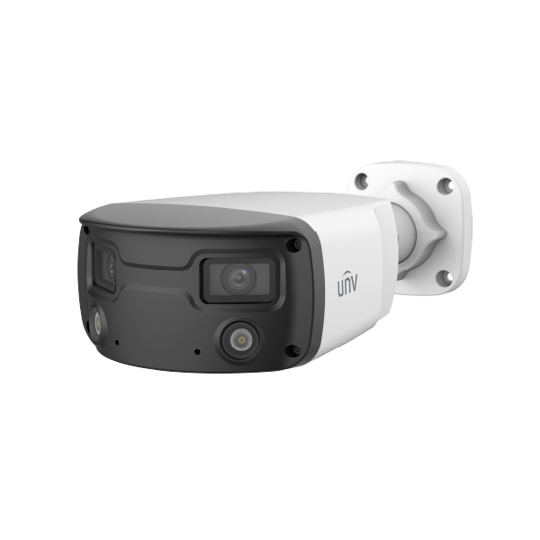 CAMARA UNIVIEW  IP BULLET 2MP+2MP 4MM 30M DWDR COLORHUNTER 2 AUDIO-IP67  IPC2K24SE-ADF40KMC-WL-I0