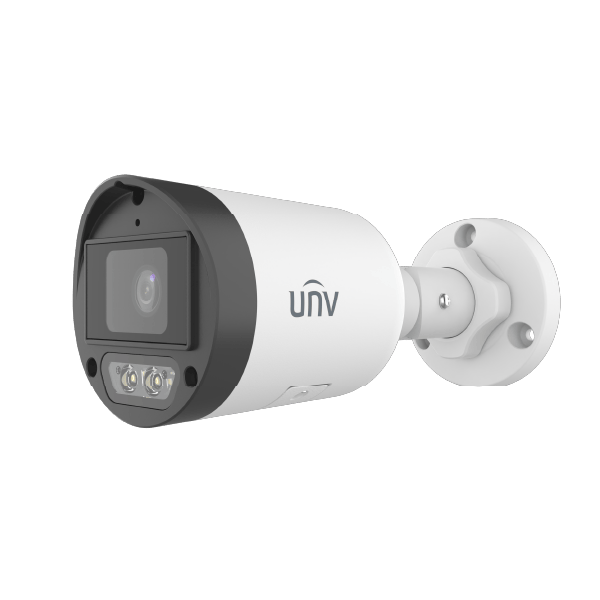 CAMARA UNIVIEW IP BULLET-METAL+P 2MP 2.8MM 30M COLOR-H /DUAL LIGHT-AUD-IP67 IPC2122LB-AF28K-DL2