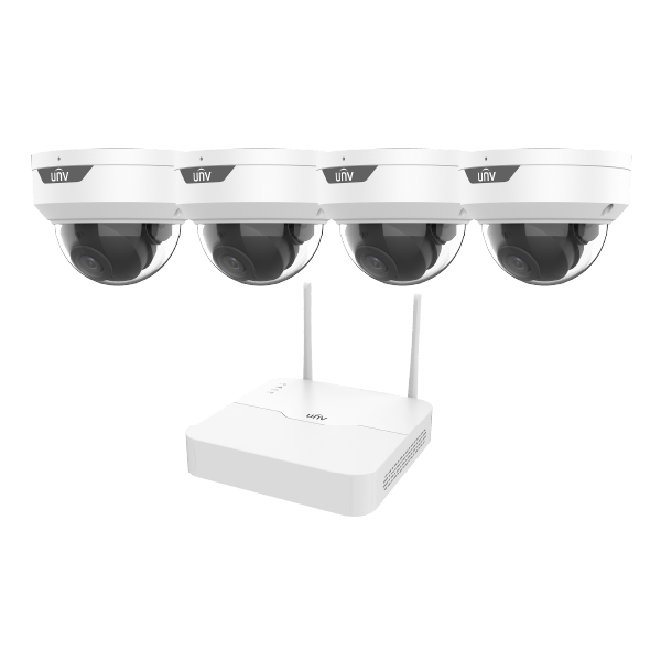 KIT DE CAMARAS UNIVIEW WIFI NVR301-04LS3-W(1) IPC322LB(1) KIT/NVR301-04LS3-W/4*IPC322LB-