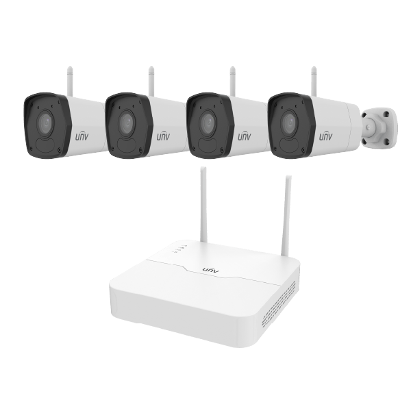 KIT DE CAMARAS UNIVIEW WIFI NVR301-04LS3-W(1) IPC2122LB(1) KIT/NVR301-04LS3-W/4*IPC2122LB