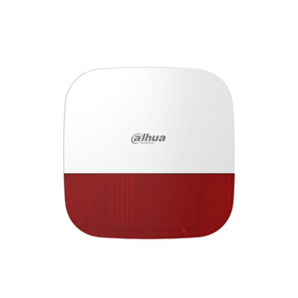 SIRENA INALAMBRICA DAHUA PARA EXTERIOR IP65 105 DB ALARMA  ARC3  ARA13-W2