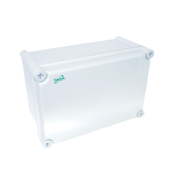 CAJA PLEXO TEKLINK 28X19X13 CM   ABS  GRIS IP67 CP281913