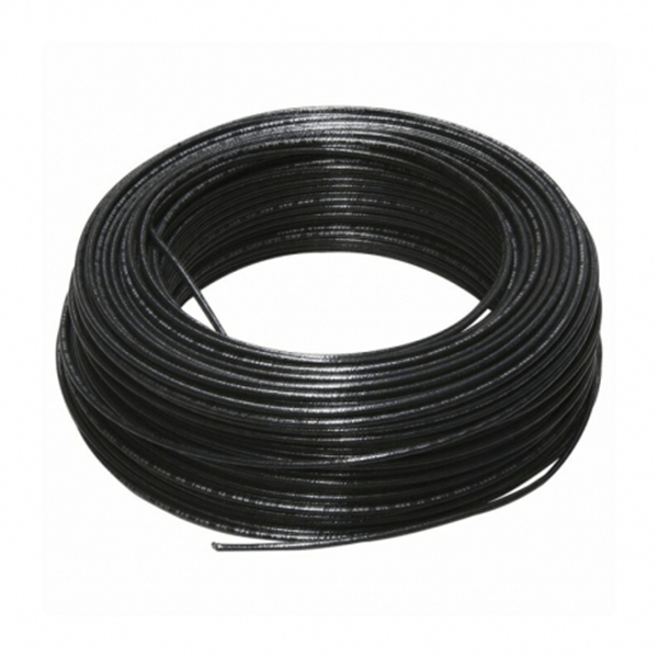 CABLE AISLADO ALTA TENSIÓN PARA CERCA JFL  UN SOLO NÚCLEO DOBLE CAPA 1,6 MM, 50 METROS TEK-HV-CABLE