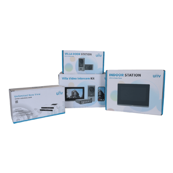 KIT VIDEOPORTERO UNIVIEW WIFI 2WAY-AUDIO PANT.7″ IP65 IK8 SWITCH 10/100 4-POE KIT/201S/372S/NSW2020