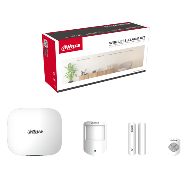KIT ALARMA DAHUA WIFI 3G – 4G PANEL ETHERNET, CONTROL, PIR, CONTACTO  ARC3000H-03-FW2