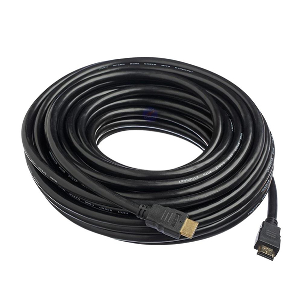 CABLE HDMI DE ALTA VELOCIDAD, HDMI 4K MACHO – HDMI MACHO, 20 METROS, NEGRO