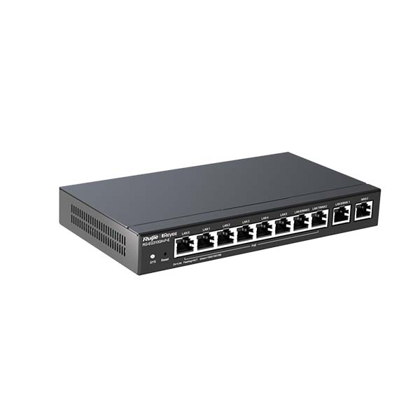 ROUTER RUIJIE REYEE 8 POE +2 GE / 120W HASTA 4 WAN 300 USUARIOS SMB 1.5GBPS RG-EG310GH-P-E