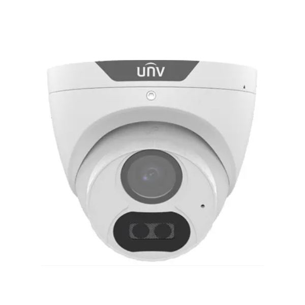 CAMARA UNIVIEW DOMO 2MP 2.8MM 40M OSD DWDR LIGHTHUNTER-AUDIO-IP67 COLOR NEGRO  UAC-T122-AF28LM