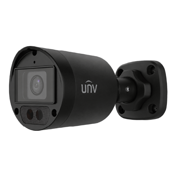 CAMARA UNIVIEW BULLET-METAL+P 2MP 2.8MM 40M  DWDR LIGHTHUNTER-AUDIO-IP67  NEGRO UAC-B122-AF28LM