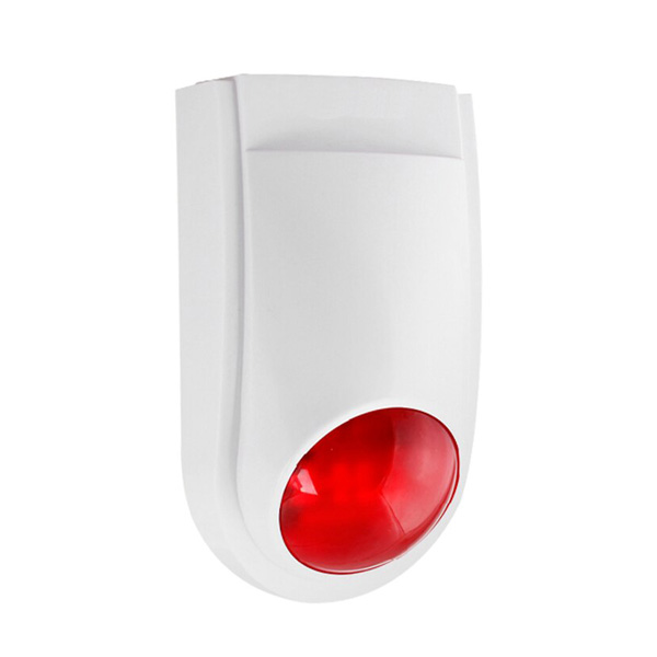 SIRENA PARA EXTERIOR CON LUZ ESTROBO ROJA    102 DECIBELIOS TEKLINK