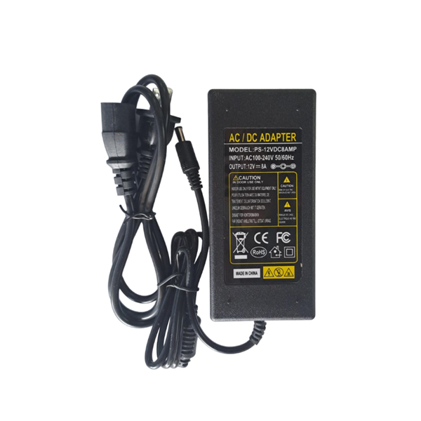 FUENTE DE PODER 12V 8AMP   100-240V  ADAPTADOR DE CORRIENTE  96W ANTI INTERFERENCIA PS-12VDC8AMP