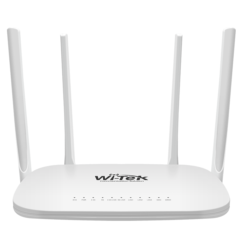 ROUTER DOBLE BANDA WITEK 1200 MBPS POE 2.4 & 5 GHZ WI-R3