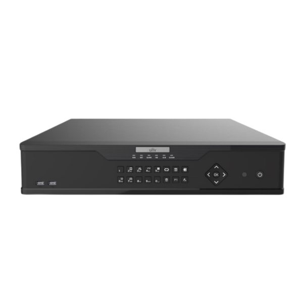 NVR UNIVIEW 64 CANALES ONVIF ANR TECH 8HDD/10TB 1VGA/2HDMI-4K 12MPX-REC. DEWARPING NVR308-64X