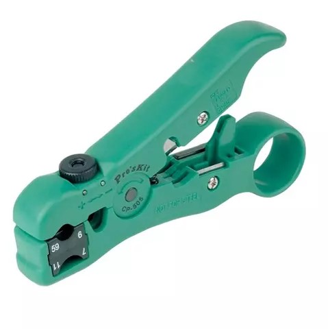 PELADORA UNIVERSAL DE CABLE (UTP/STP?RG-59/6/7/11) PROSKIT CP-505