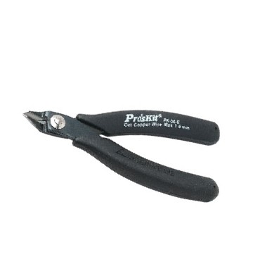 MICRO ALICATE DE CORTE OBLICUO, MANGO AISLANTE (125MM) PROSKIT 1PK-30-E