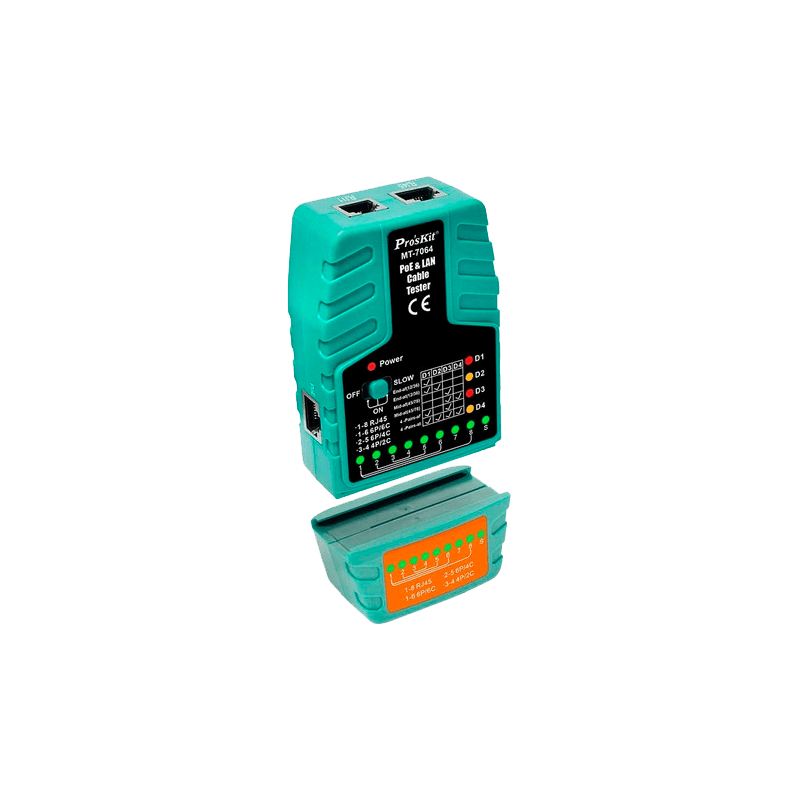 PROBADOR DE RED RJ45   POE TESTER  PROSKIT  MT-7064
