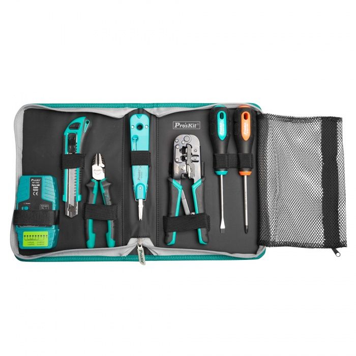 KIT HERRAMIENTAS DE RED PROFESIONAL  PROSKIT PK-2636