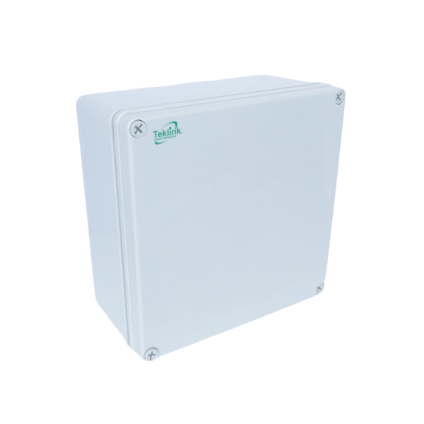 CAJA PLEXO 20X20X9.5 ABS GRIS IP66