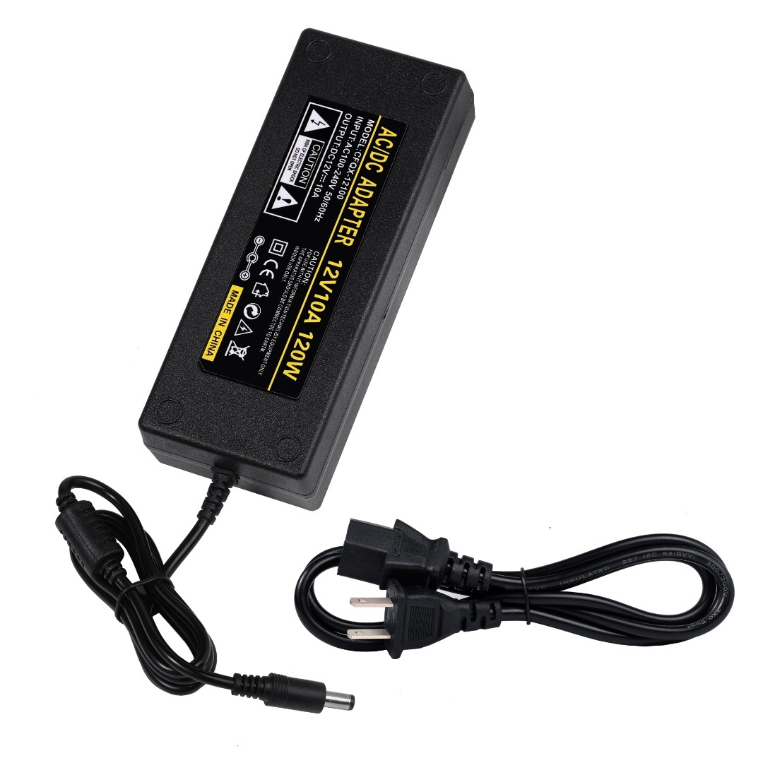 FUENTE DE PODER 12V 10AMP – ADAPTADOR DE CORRIENTE 10A 120W FLM