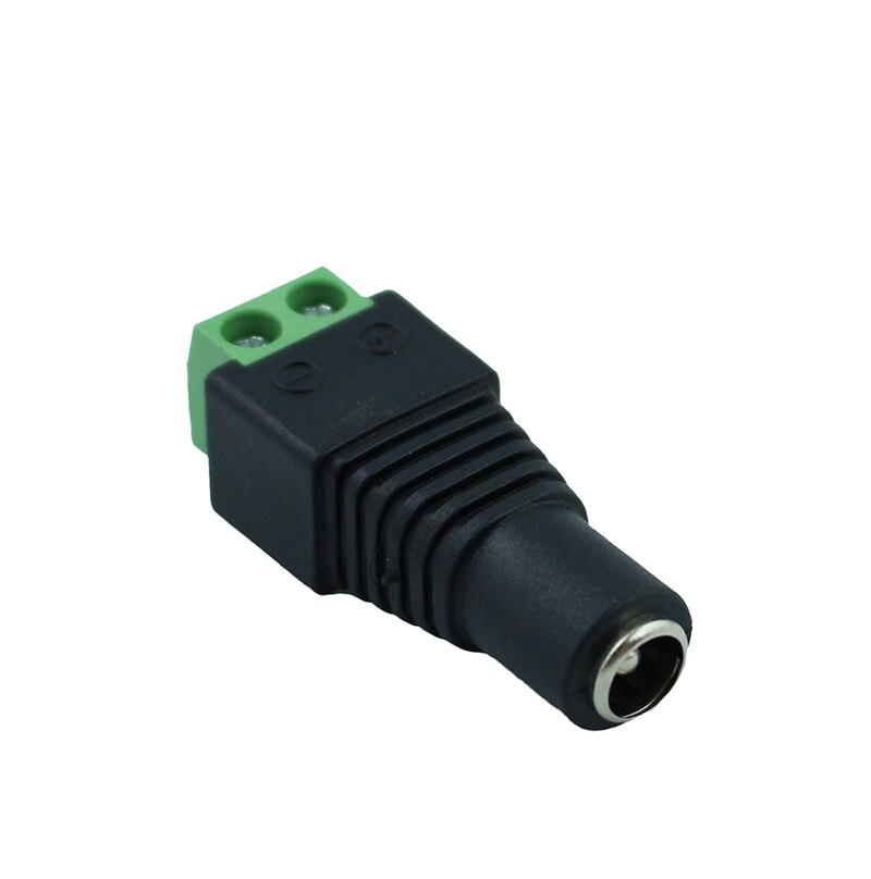 CONECTOR HEMBRA TERMINAL (CÁMARAS) PLUG DC HEMBRA A TORNILLO – COCA HEMBRA  FLM