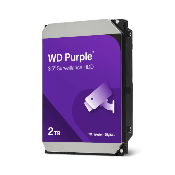 DISCO DURO 2TB WESTERN DIGITAL PURPLE CCTV 3,5″ WD23PURX