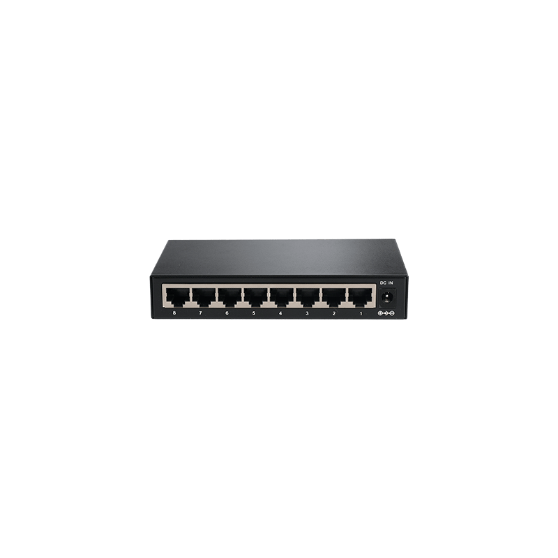 SWITCH WITEK 8XGIGABIT ETHERNET WITH STEEL CASE+PORT VLAN  WI-SG108 V2