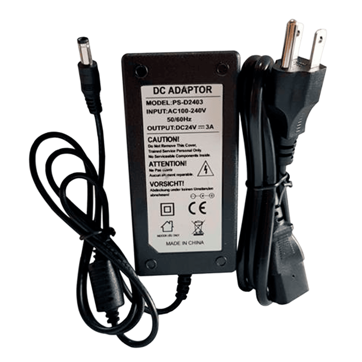 Adaptador de Corriente para CCTV, Dlx, 1 Salida, 12 V, 3A, DLXCP3000