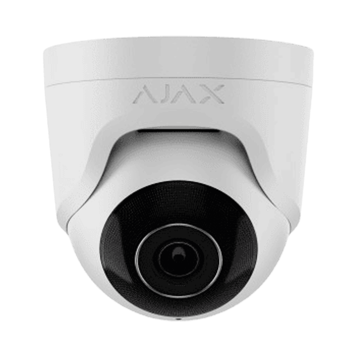 Cámara Turret, Ajax, IP, 5MP, 2.8 mm, cableada con una resolución de hasta 2.880×1.620px y un ángulo de visión de 100°–110°, color blanco, 64923.197.WH1