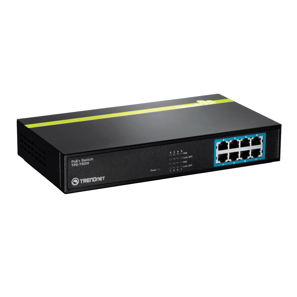 Switch TRENDnet TPET80H 8 Puertos POE+ 125 W