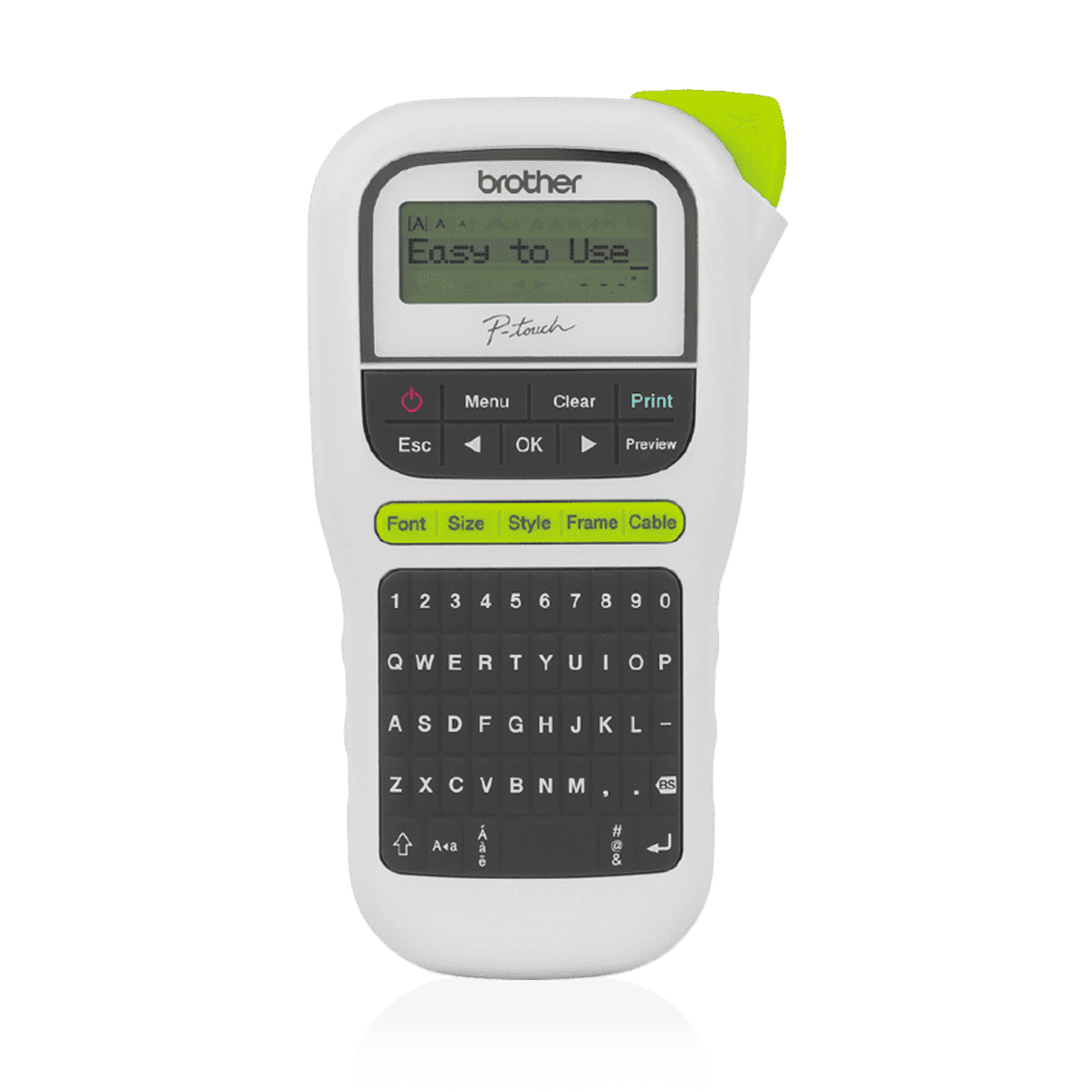 Etiquetadora portátil, Brother, P-Touch, incluye 4 cintas de etiquetas, PTH110BP