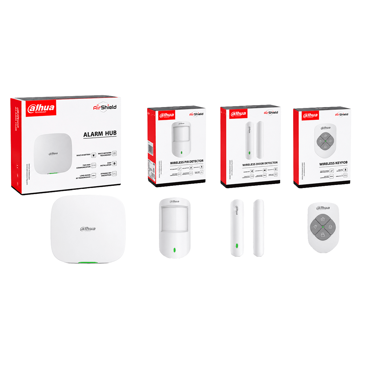 Dahua DHI-ART-ARC3000H-03-FW2 Kit de Alarma Inalámbrico WiFi + Ethernet + 3G/4G 433MHz