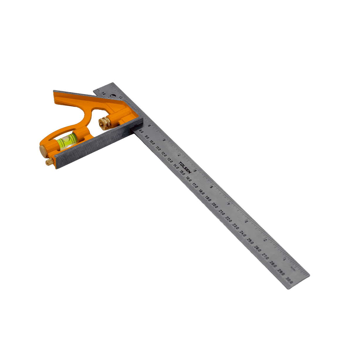 Escuadra de combinación, Tolsen,acero inoxidable, 300mm, 12″, 35037