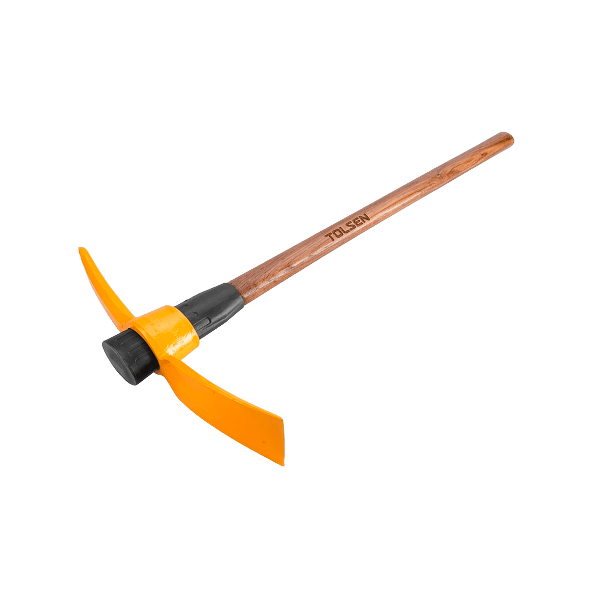 Pico de acero, Tolsen, mango de madera, peso 5LB, 2,3 KG, tamaño 490mm x 90mm, 58405