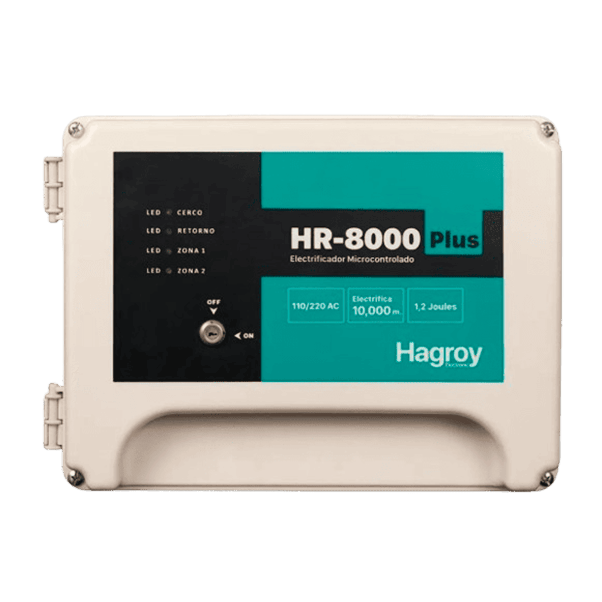 Cerca Eléctrica Hagroy Energizador HR8000PLUS 10000m Lineales 12-15kV