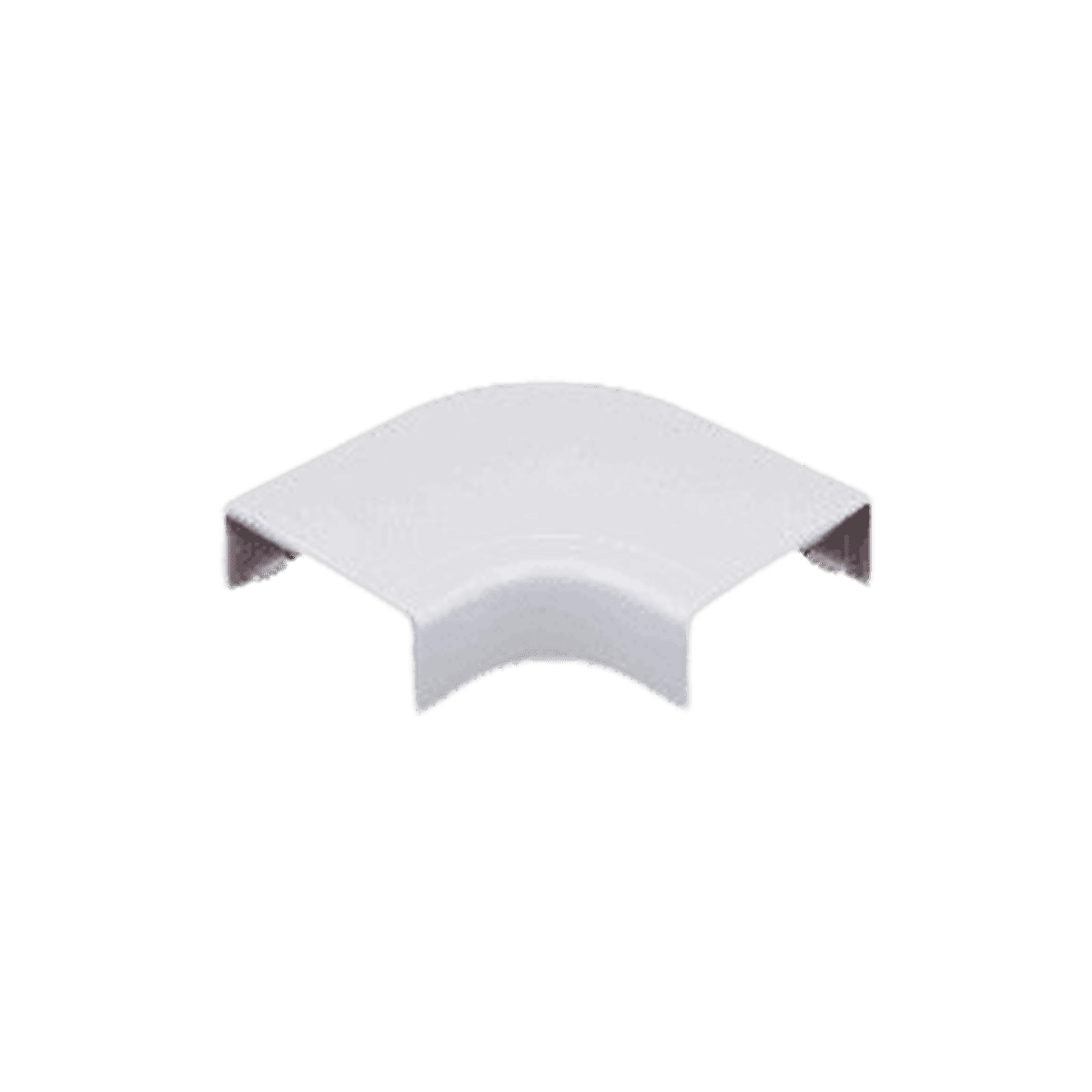 Ángulo plano para canaleta, Dexson, color blanco, 32 x 12, DXN11073
