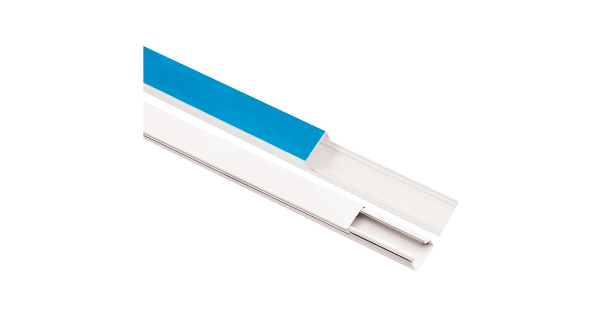 Canaleta multifunción Argos 20 x 10, 2 m, adhesivo · Ticomer