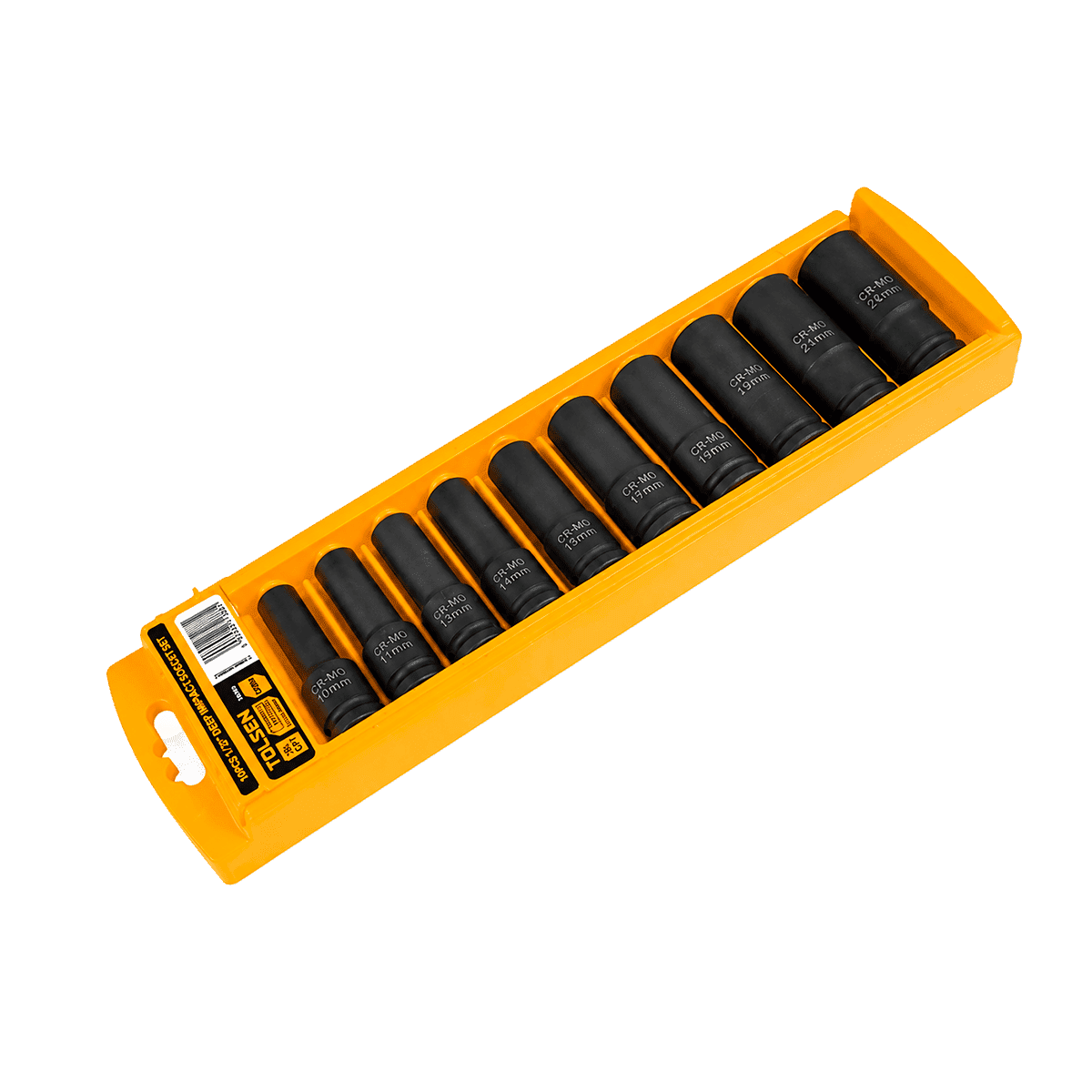 Juego de Cubos de Impacto Tolsen 18296 1/2″ 10 Piezas