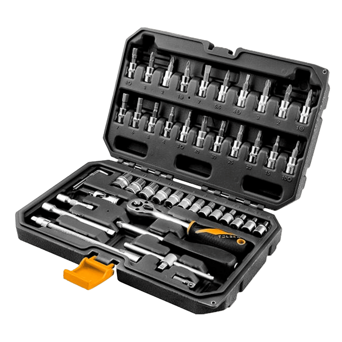 Kit de Cubos Tolsen 15138 1/4″ 46 Piezas