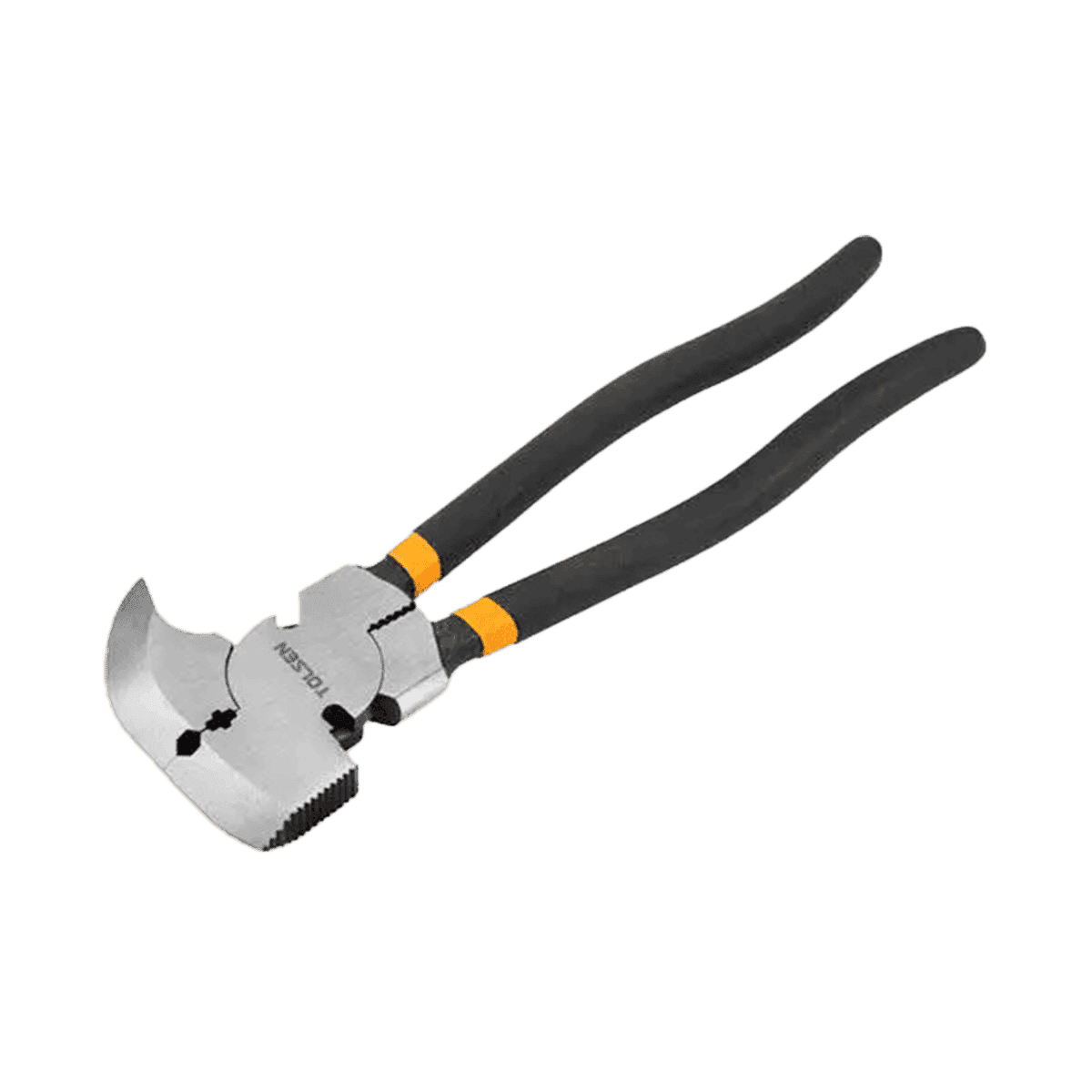 Alicate finquero, Tolsen, 250mm, 10″, diablo, acero, mango antideslizante, 10301