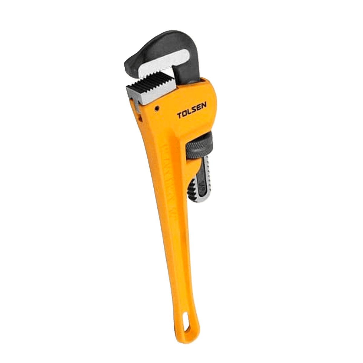 Llave de cañería, Tolsen, 300mm, 12″, acero reforzado, ajuste de presión, 10233