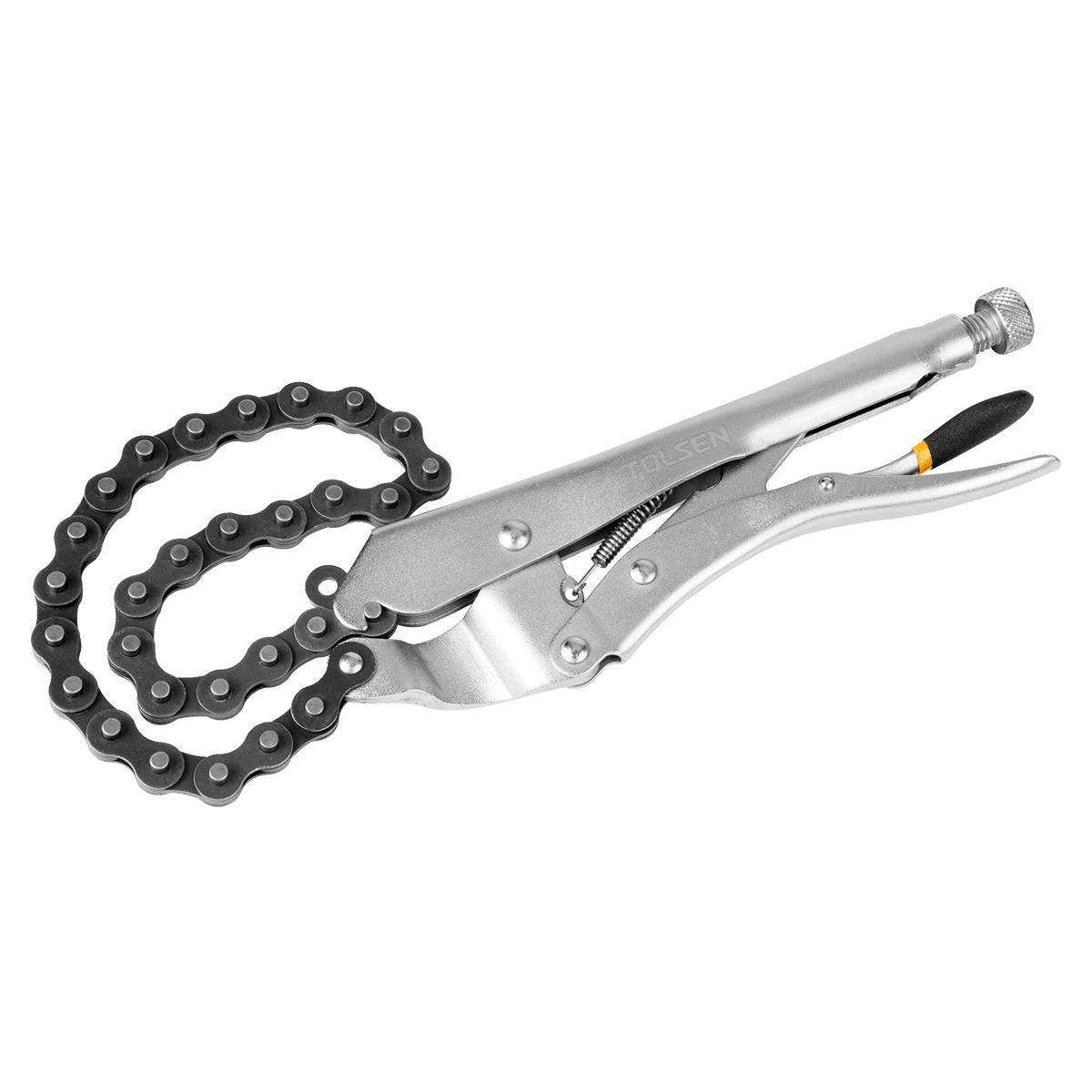 Alicate de cadena, Tolsen, 460mm, 18″, acero reforzado, sistema de bloqueo, 10050