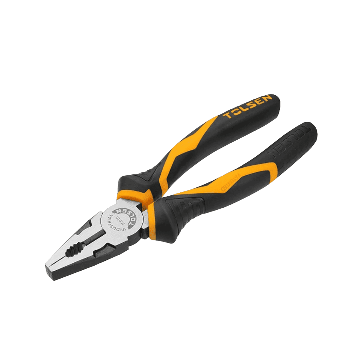 Alicate universal, Tolsen, 160mm, 6″, acero reforzado, mango ergonómico, 10015