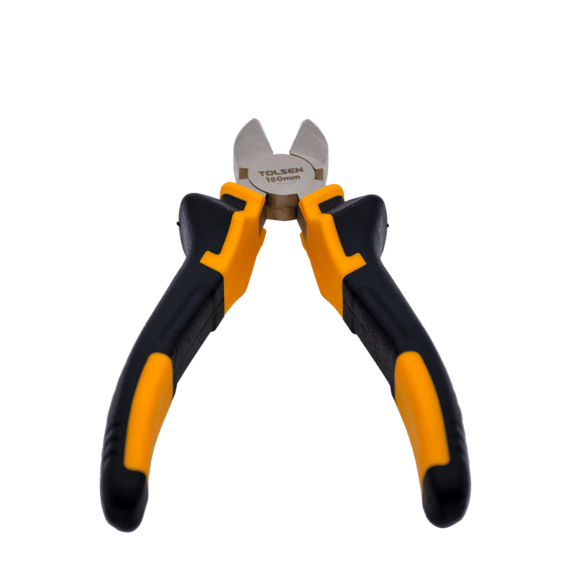 Alicate de corte diagonal, Tolsen, 180mm, 7″, acero forjado, mango antideslizante, 10004