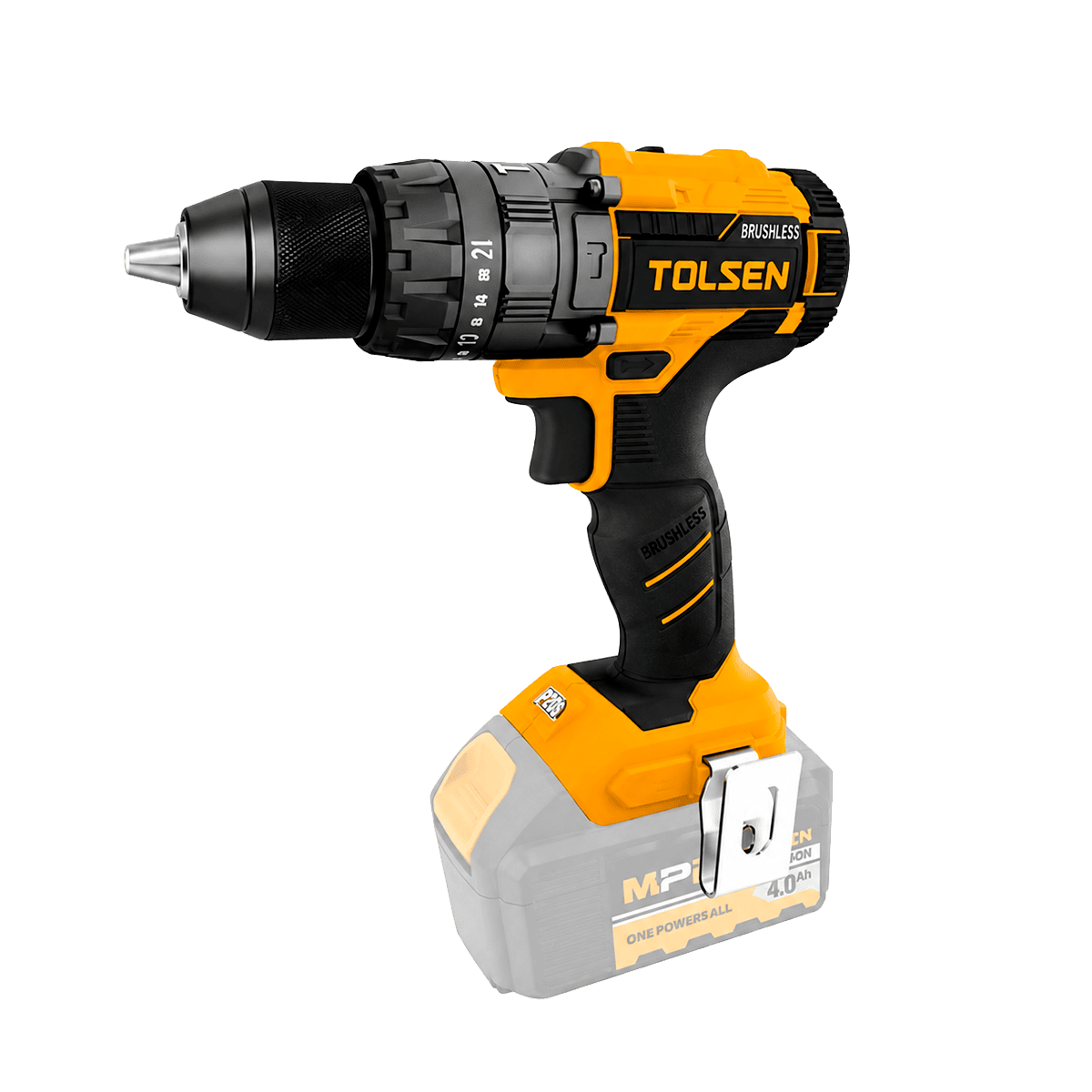 Herramienta Eléctrica Tolsen 87255 Taladro con Percutor Inalámbrico 20 V sin Batería