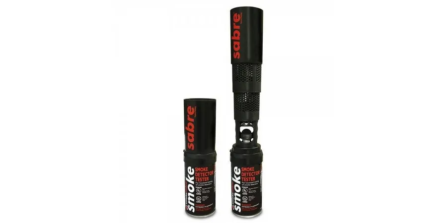 SMOKESABRE - Probador de detectores de humo (aerosol diseñado para simular humo y verificar el funcionamiento del detector)