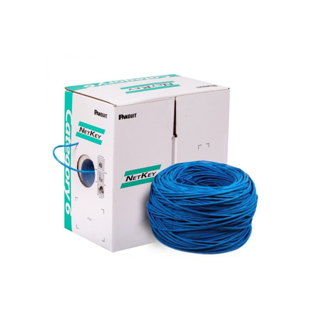 Cable de Red Panduit Nuc6cr04bu-ce Cat6 UTP 24AWG Azul