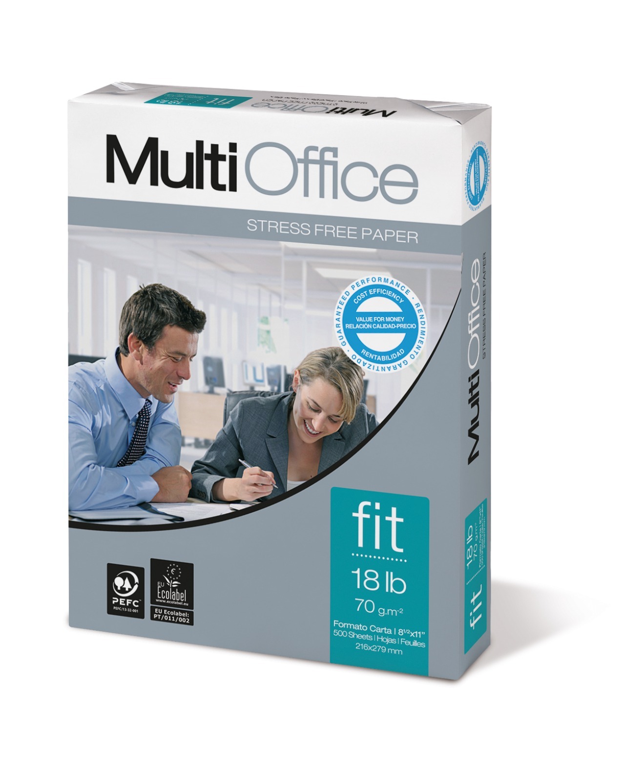 Resma Bond Navigator Multioffice Fit 500 Hojas 70g Caja 10 Resmas