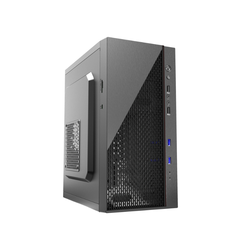 Caja Torre X-Micro N Fuente 650w Atx Negro #XMJ01